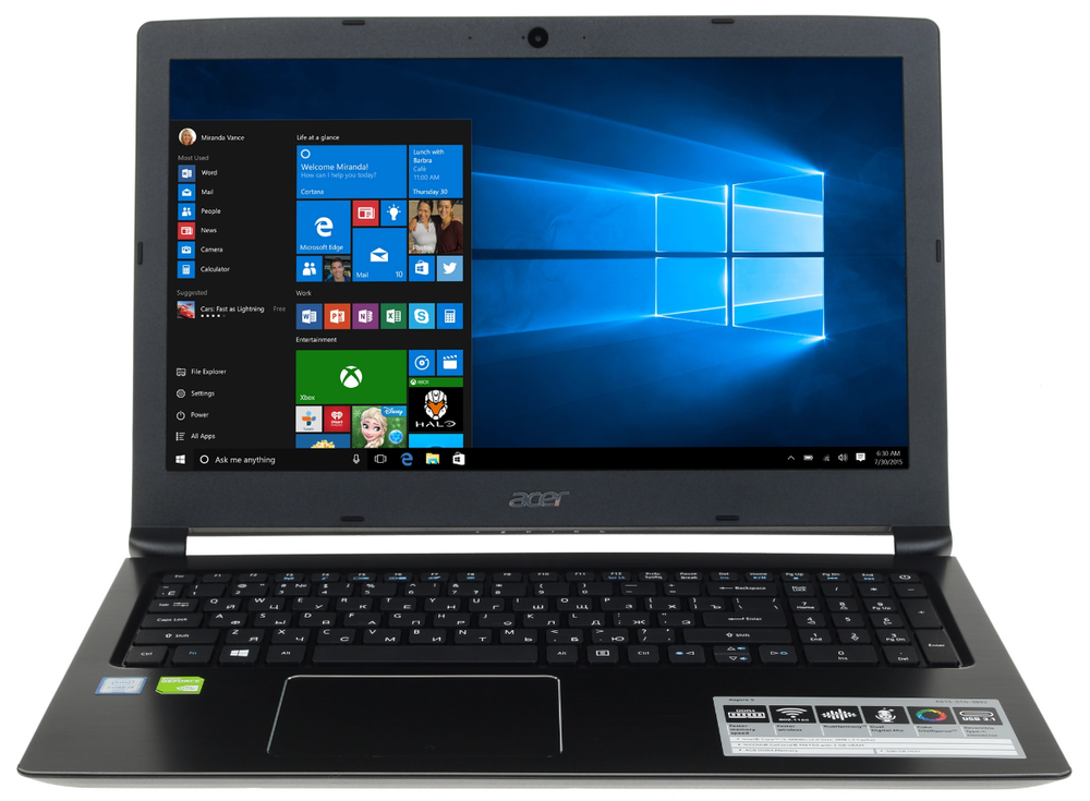 Ноутбук Acer Aspire A515-51G-3892