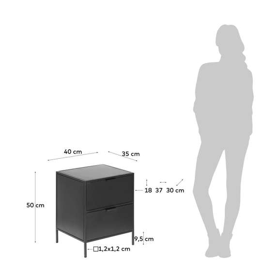 Прикроватная тумбочка Shantay 40x50 см