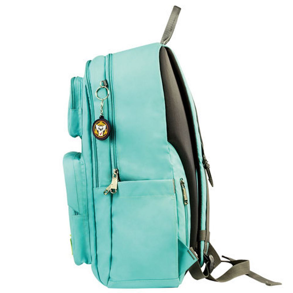 Рюкзак BRAUBERG LIGHT молодежный, с отделением для ноутбука, нагрудный ремешок, мятный, 47х31х13 см, 270298, 227077