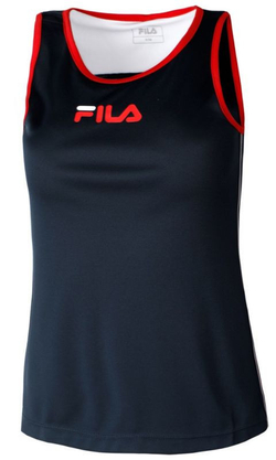 Футболка для девочки теннисная Fila Top Amber Girls - небесный
