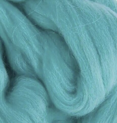 Шерсть для валяния "ПЕХОРКА", полутонкая шерсть 50г, океан