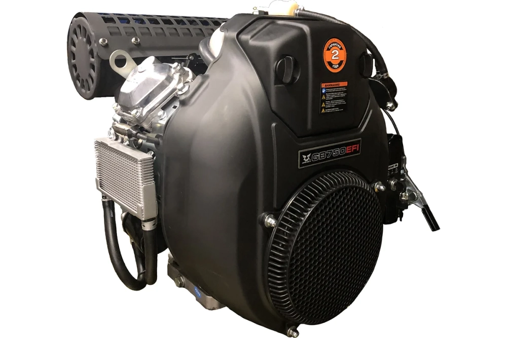 Двигатель бензиновый Zongshen GB 750 B EFI (D=25,4 мм)