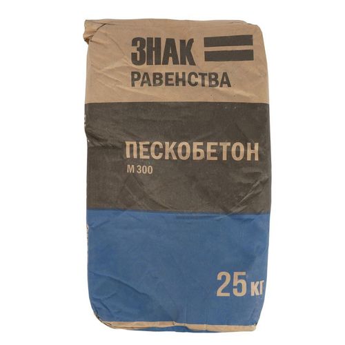 Пескобетон Знак Равенства М-300 25 кг