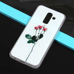 Чехол ТПУ с цветами для Samsung Galaxy J8 (2018), 010776