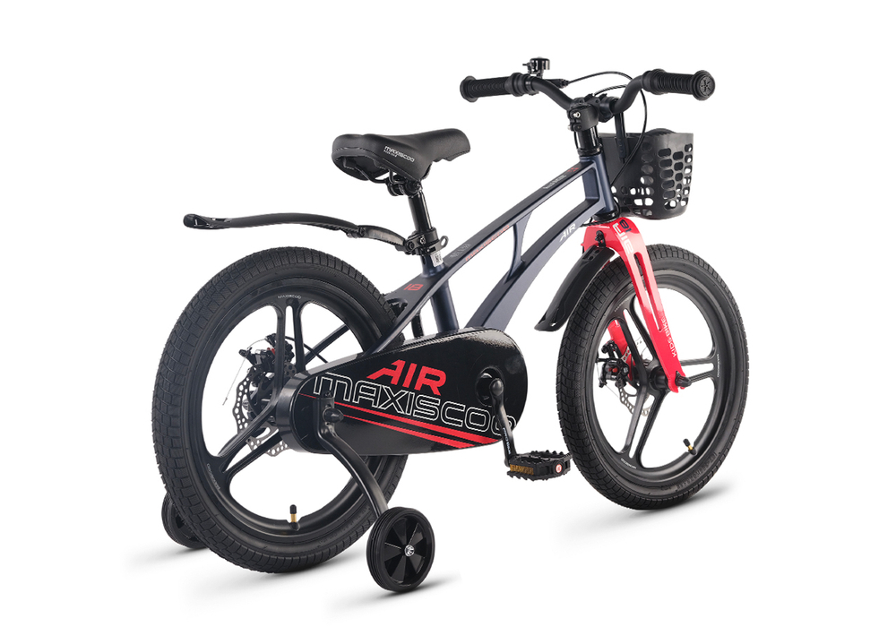 Велосипед 18'' Maxiscoo AIR PRO Черный Матовый (2026)