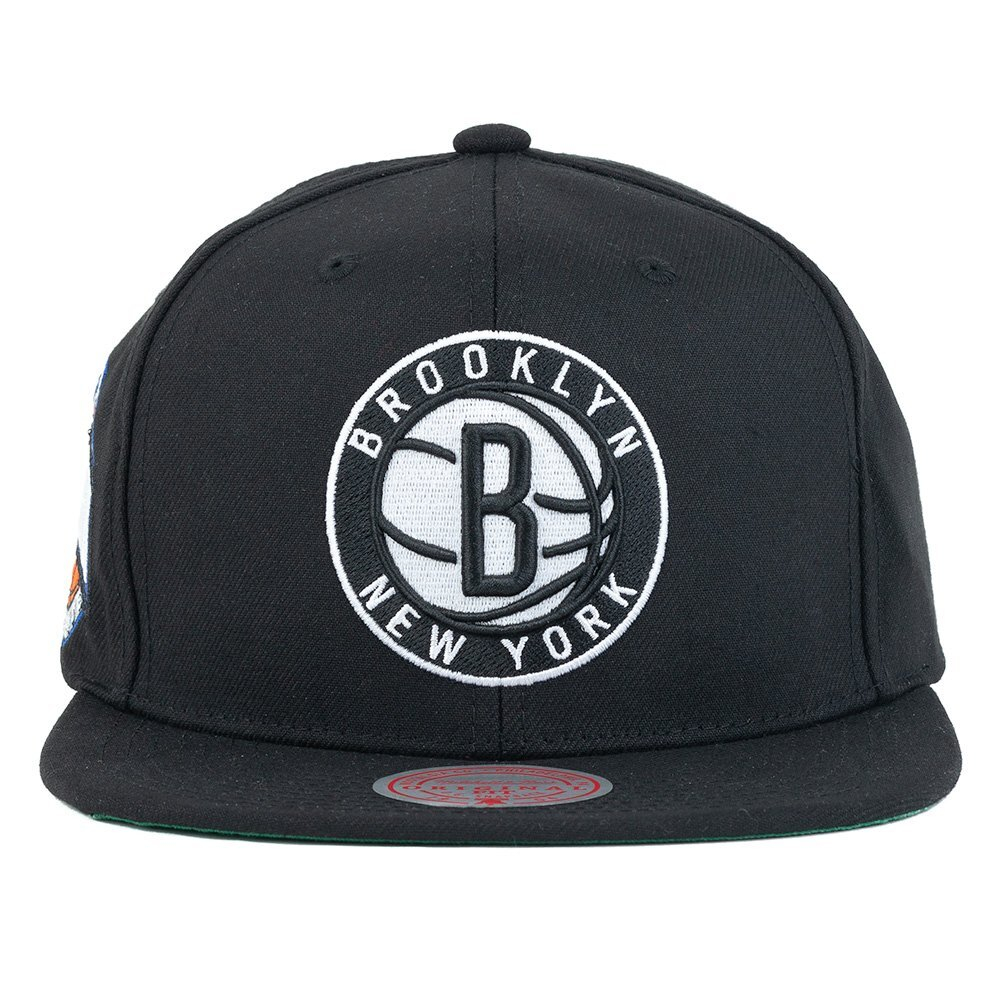 Баскетбольная кепка Mitchell&Ness NBA Conference Patch Snapback Brooklyn Nets Cap Black