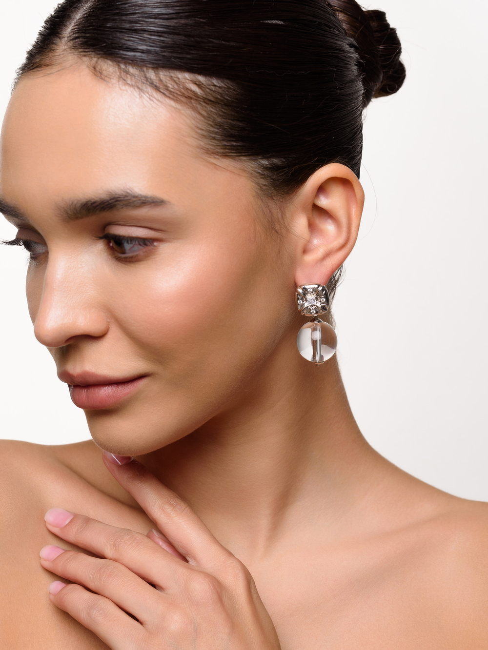 Серьги "Bubble elegant" Silver