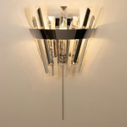 Citilux Вестерос CL307310 Бра хрустальное с выключателем Хром