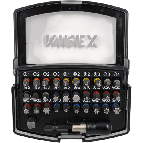 Набор бит NIREX Profi с магнитным адаптером в боксе 32 предмета NBS-32