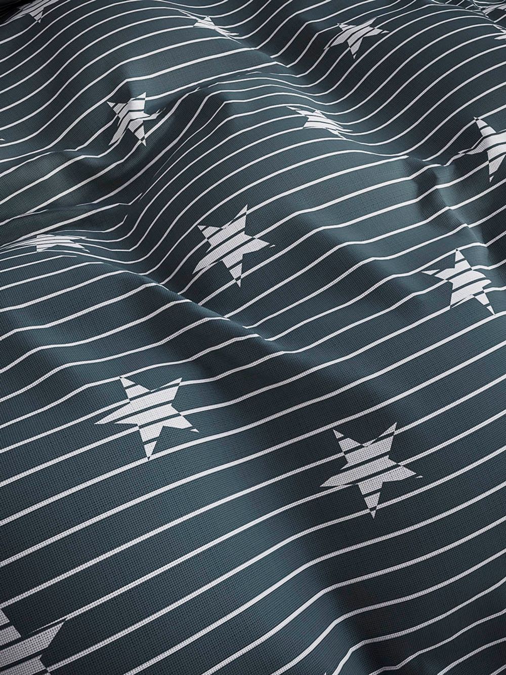 Пододеяльник бязь Сказка "Звезды" 2-спальный на молнии 175x215 см