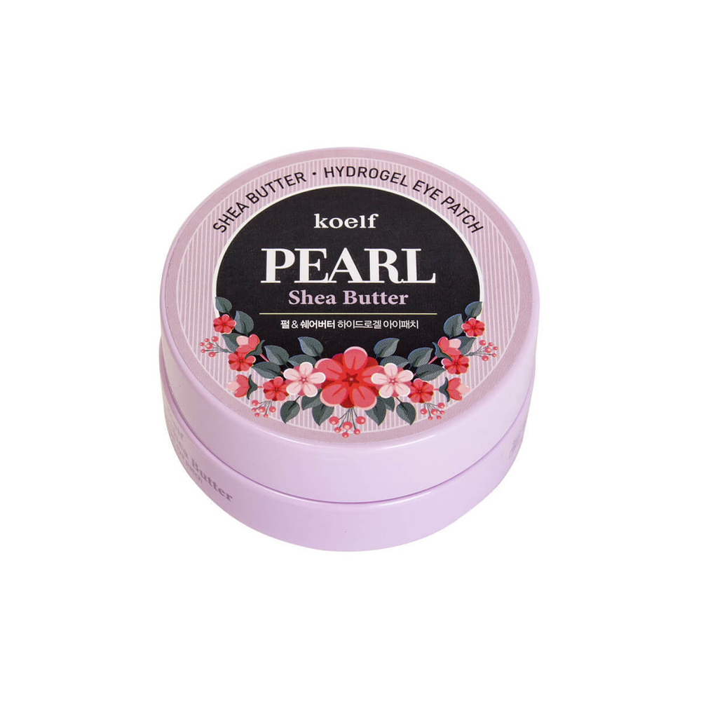 Гидрогелевые патчи с жемчугом и маслом ши  KOELF Pearl & Shea Butter Eye Patch  60 шт.