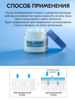 Увлажняющий крем для лица с гиалуроновой кислотой W.Skin Hyaluronic Cream, 80мл