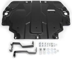 Защита картера и КПП AutoMax для Seat Altea (V - 1.6; 2.0; 2.0D) (вкл. Freetrack) 2004-2015/Seat Cordoba II (V - все) 2003-2009/Seat Leon II (V - 1.6; 2.0D) 2005-2012/Seat Toledo III (V - 1.6; 2.0D) 2004-2009/Skoda Octavia A5 рестайлинг (V - все) 2008-2013/Skoda Superb II (V - 1.4; 1.8; 2.0; 3.6) 2008-2015/Skoda Yeti (V - все) 2009-2018/Volkswagen Caddy III (V - 1.6; 1.9D; 2.0D) 2004-2010/Volkswagen Caddy III рестайлинг (V - 1.6; 2.0D) 2010-2015/Volkswagen Golf V (V - 1.6; 1.9D; 2.0; 2.0D) 2003-2009/Volkswagen Golf VI (V - все) 2008-2012/Volkswagen Jetta V (V - 1.4; 1.6; 1.9D) 2005-2010/Volkswagen Jetta VI (V - 1.4; 1.6) 2010-2019/Volkswagen Touran I (V - 1.6; 1.9D; 2.0D) 2003-2010/Volkswagen Touran II (V - 1.6; 2.0D) 2010-2015, сталь 1.4 мм, с крепежом, штампованная, AM.5107.1