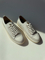 Кеды KLARA в белой коже