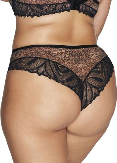 Трусики-бразилиана Black Panther (Размер: S) (Цвет: леопард)