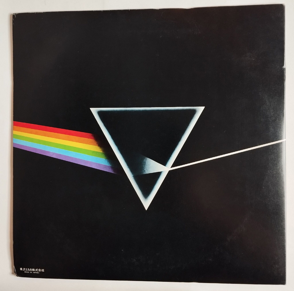 Винтажная виниловая пластинка LP Pink Floyd The Dark Side Of The Moon (Japan 1974) (Obi) (2 Posters)