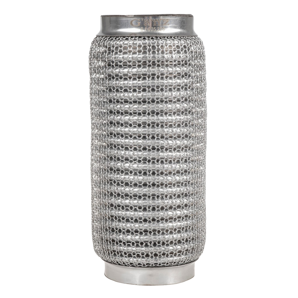 Компенсатор (гофра) выхлопной системы 3х-слойная WIRE MESH 64x200 UNIVERSAL D=64mm L=200mm GANZ GIG05325