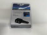 1655 IN CAR / Разветвитель в машину на 2 гнезда прикуривателя c USB Type-C 1655