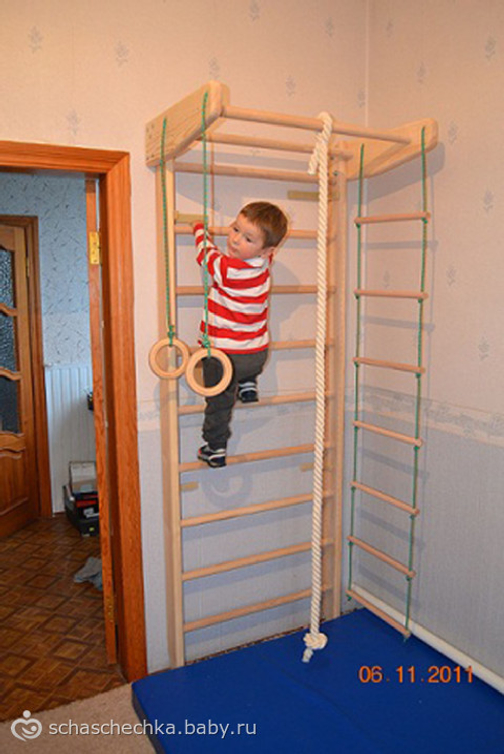 Спортивный пристенный комплекс "Грейс"- Цветной