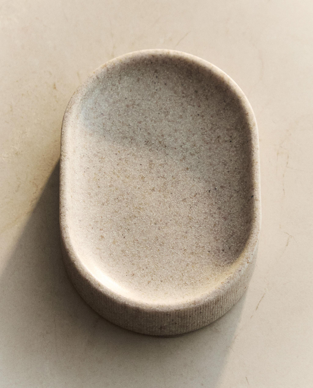 Zara Home мыльница, смола, бежевый