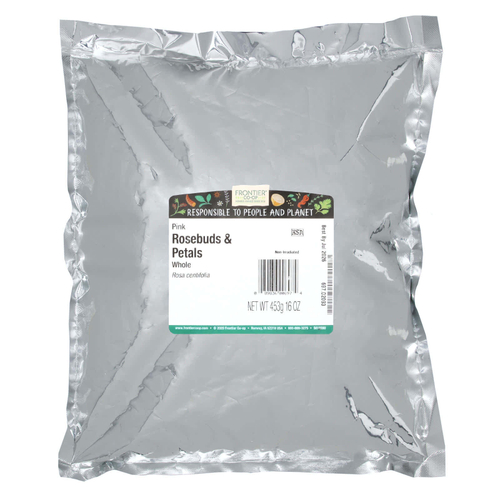 Frontier Co-op, Целые розовые бутоны и лепестки, 453 г (16 унций)