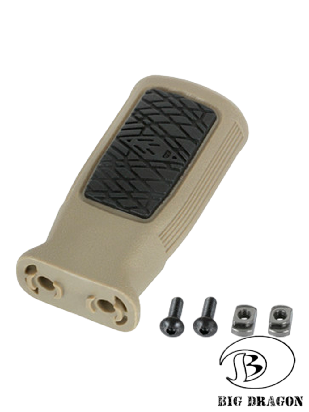 Рукоятка на цевьё Big Dragon M-LOK Vertical Grip (BD9369DEB). Desert/Black