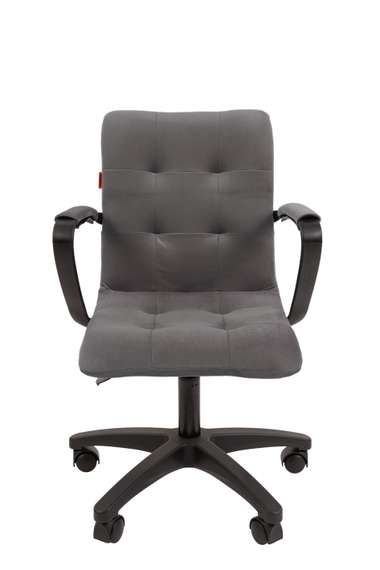 Офисное кресло Chairman 030 Россия ткань Т-55 серый, пластик