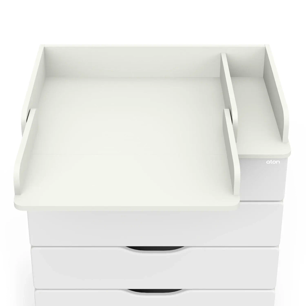 Комод Атон СИРИУС-2 WOOD ПВХ 800/4 белый премиум