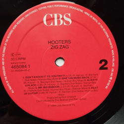 Винтажная виниловая пластинка LP The Hooters Zig Zag (Holland 1989)