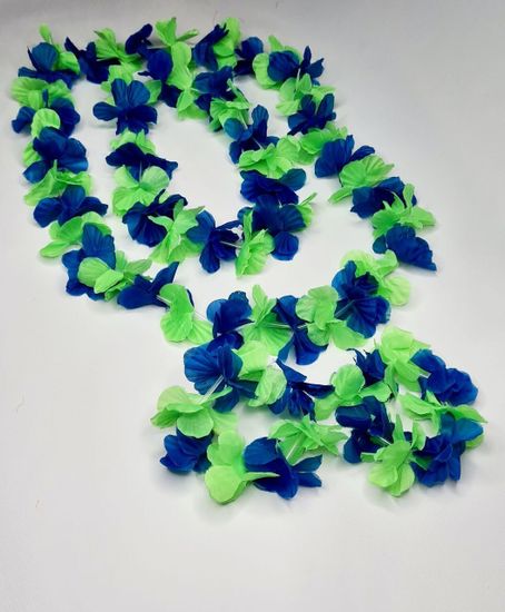 Гавайский набор (ожерелье, венок, браслеты 2 шт.)