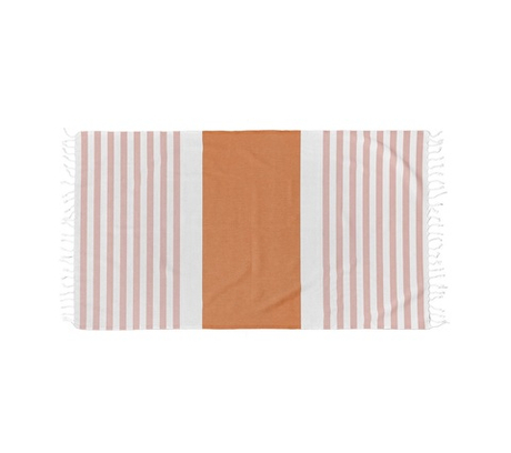 Полотенце Пляжное полотенце LITTORAL CANNELLE100х180 Blanc des Vosges 100x180 Разноцветный