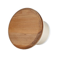 Жаростойкий вентилятор для бань и саун ММ-S 100 решетка дерево круг 105 м³/час с обратным клапаном