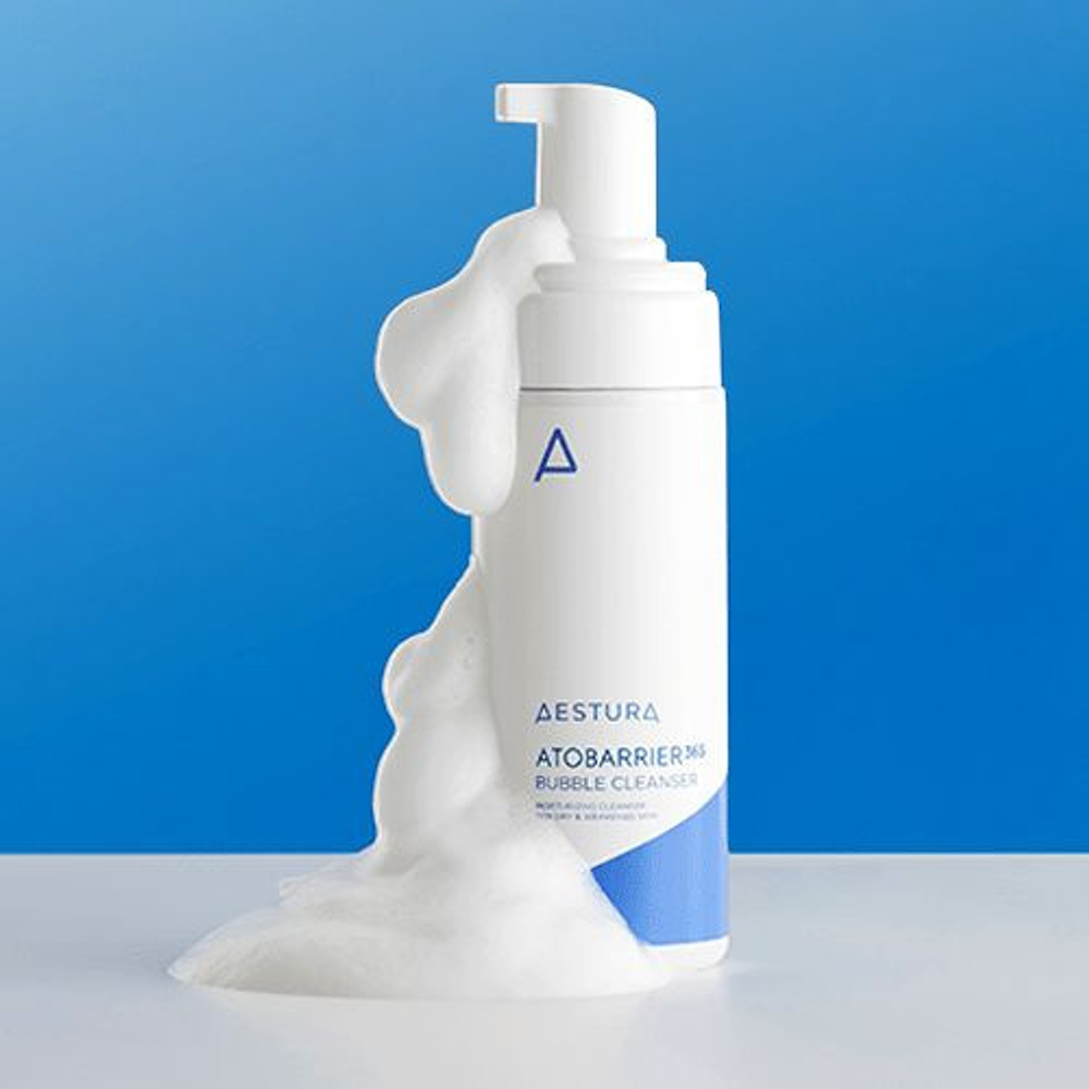 AESTURA Atobarrier 365 Bubble Cleanser восстанавливающая пенка для умывания