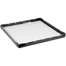 Светодиодная панель ЭРА Грильято SPL-540-B-40K-040 40Вт 4000К 588x588x8 черная с драйвером с ушками ультратонкая | Панели с внешним драйвером