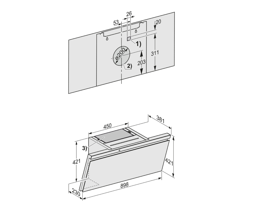Вытяжка Miele DAH 4970 Sienna OBSW