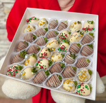 Клубника в шоколаде «Рождественский», 36 ягод