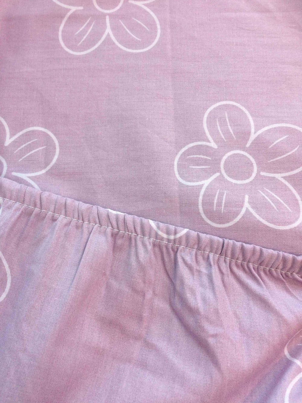 Простынь на резинке сатин Milky Garden "Syringa (компаньон)" 180x200 см