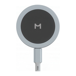 Зарядное устройство MagSafe с подставкой Magssory Coin Беспроводная зарядка: Qi 15 Вт. Проводная зарядка: нет. Есть LED-индикация и внешний MagSafe. Кабель — съёмный