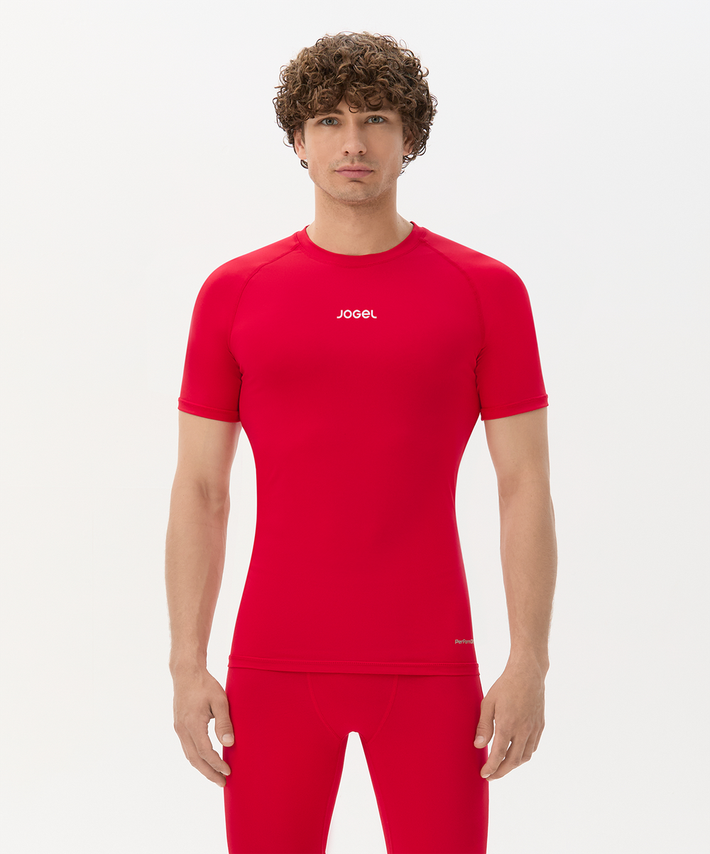 Футболка компрессионная Jogel CAMP 2 PerFormDRY Baselayer SS Tee, красный R2