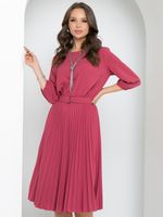 Платье Стильное гофре (пыльная роза) Diolche