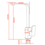 Смеситель STEMIX PL705-0011F кухня (к.35) белый