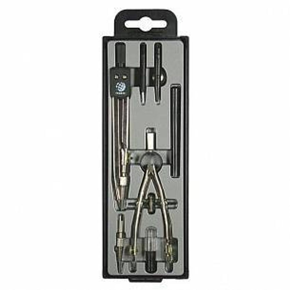 Набор чертеж. ГЛОБУС ЮНИОР 125 мм 7 пр. пласт.пенал европодвес