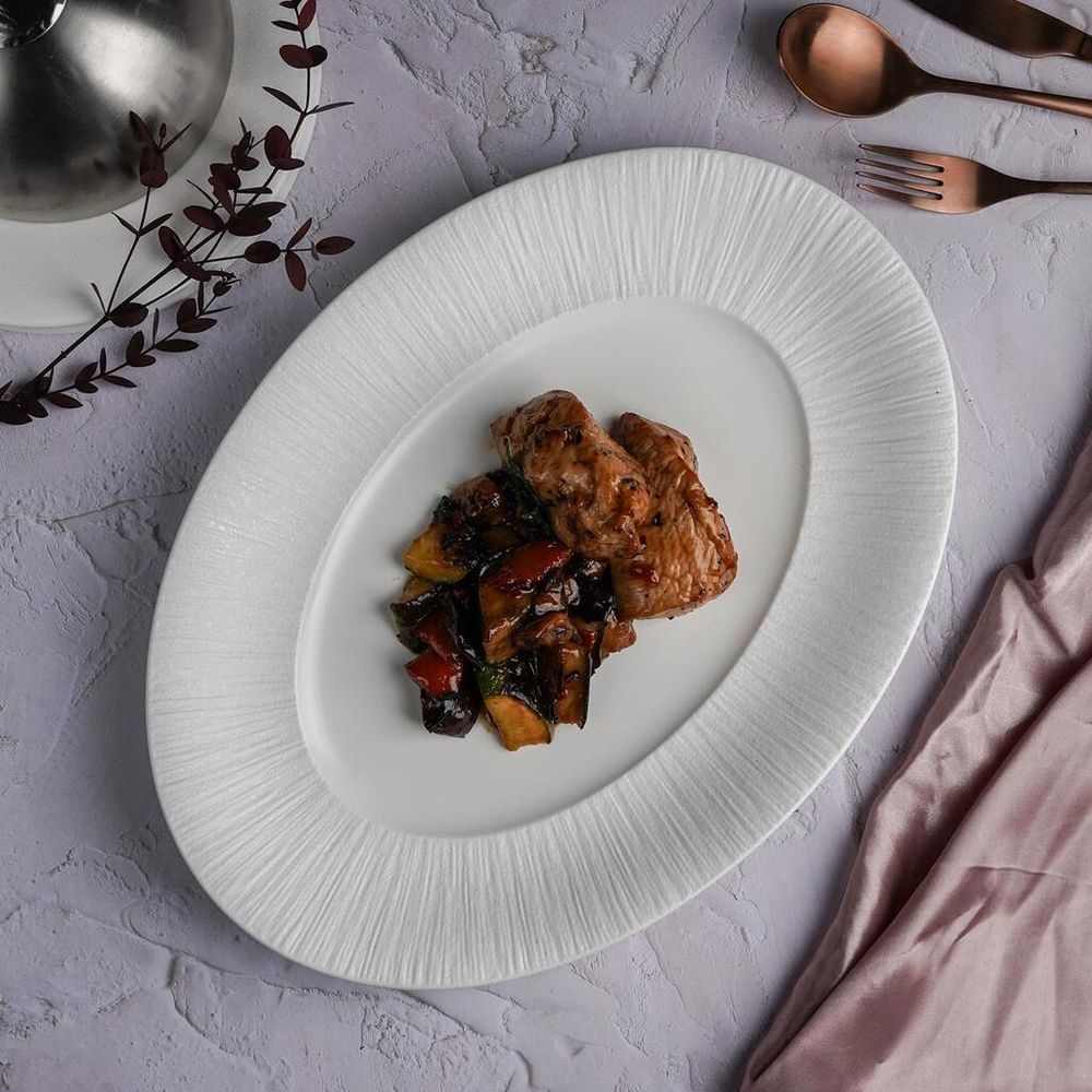 Блюдо овальное 36,8*26,8 см h4 см Frost   Proff Cuisine [2]