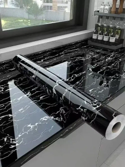 Обои на кухонном столе: стойкое к загрязнению масло, высокая температура, влагонепроницаемость - защита от плесени, 0,6 x 5 м