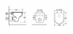 Унитаз с инсталляцией WeltWasser AMBERG 497 ST + BAARBACH 004 GL-WT + AMBERG RD-WT