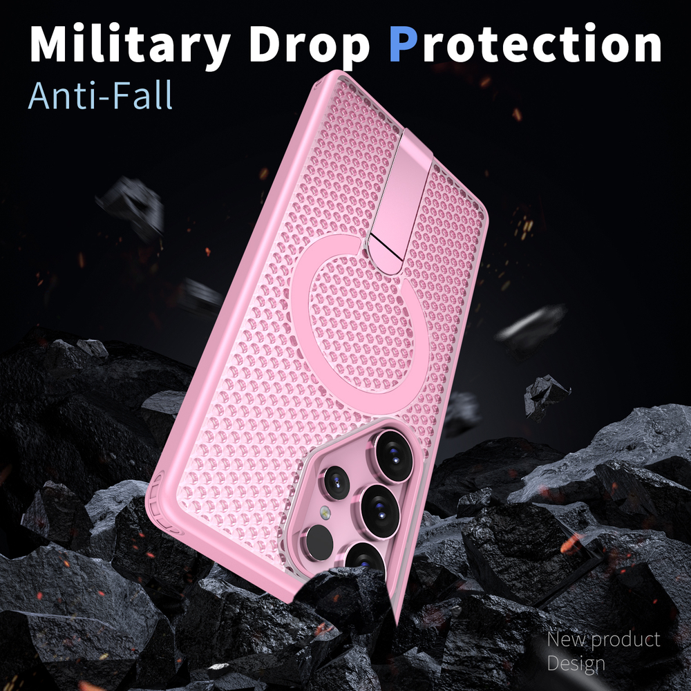 Прозрачный чехол Mesh Pro Magnetic Case для Samsung Galaxy S25 Ultra