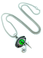 Египетский кулон амулет Глаз Гора Уаджет (Всевидящее Око) на цепочке