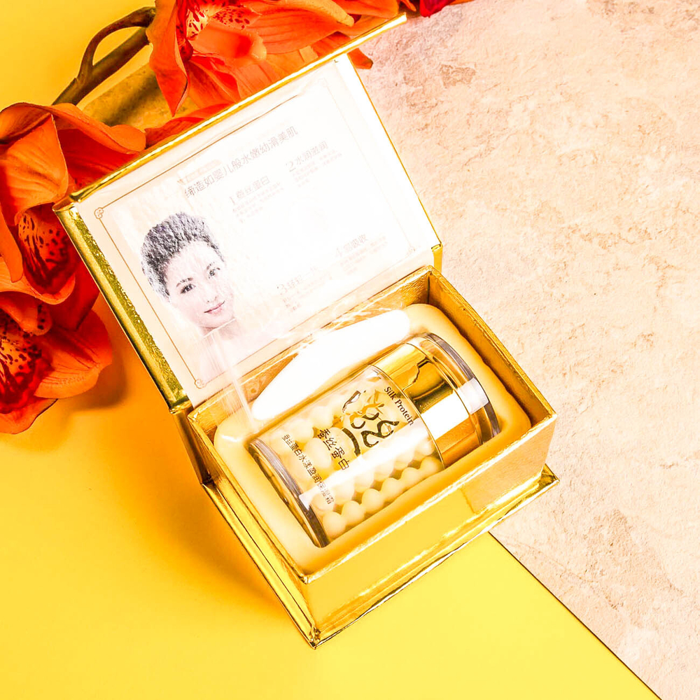 Крем для лица с протеинами шелка, 60г