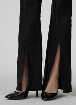 Брюки-клеш с разрезом