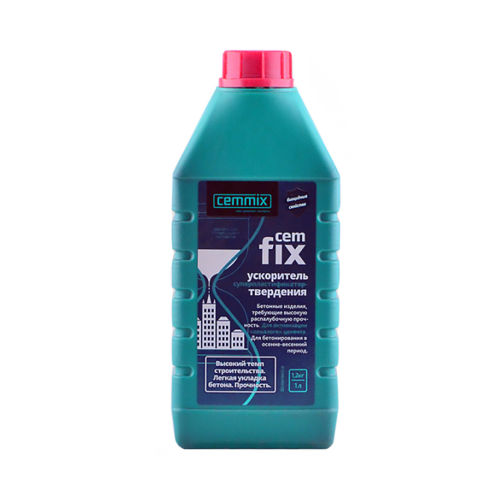 Ускоритель набора прочности "Cemfix" "CEMMIX" 1л